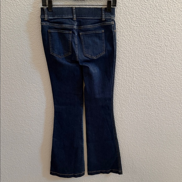 Spanx High Waist Booty Lift Shaping Flare Pull on Denim Jeans Size Petite Small - Picture 6 of 8